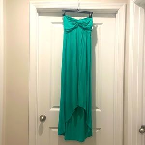 American Rag Teal strapless dress